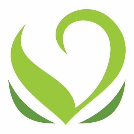 Logo Vale Educa — coração de folhas